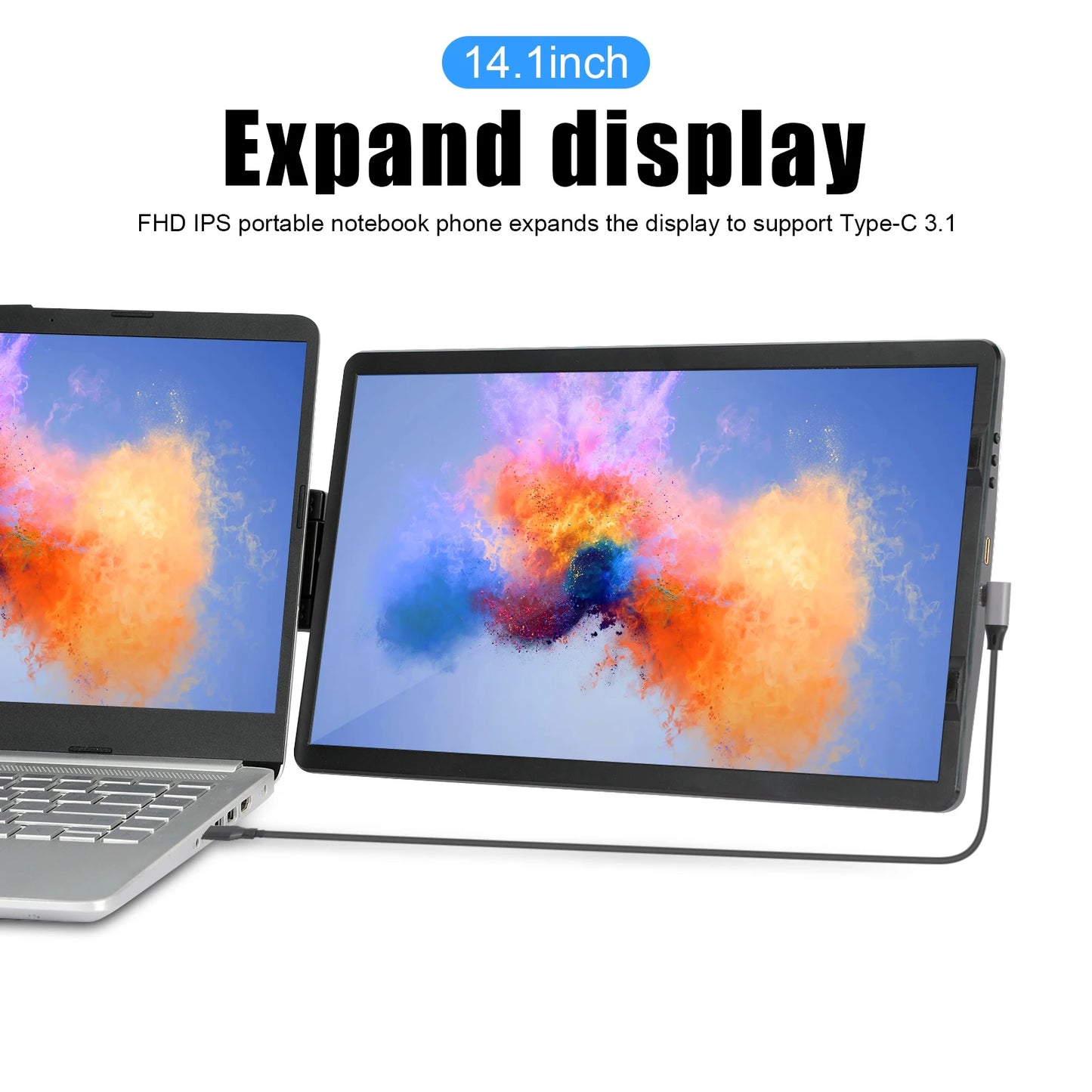 12" & 14" Laptop Dual Monitor Screen Extender