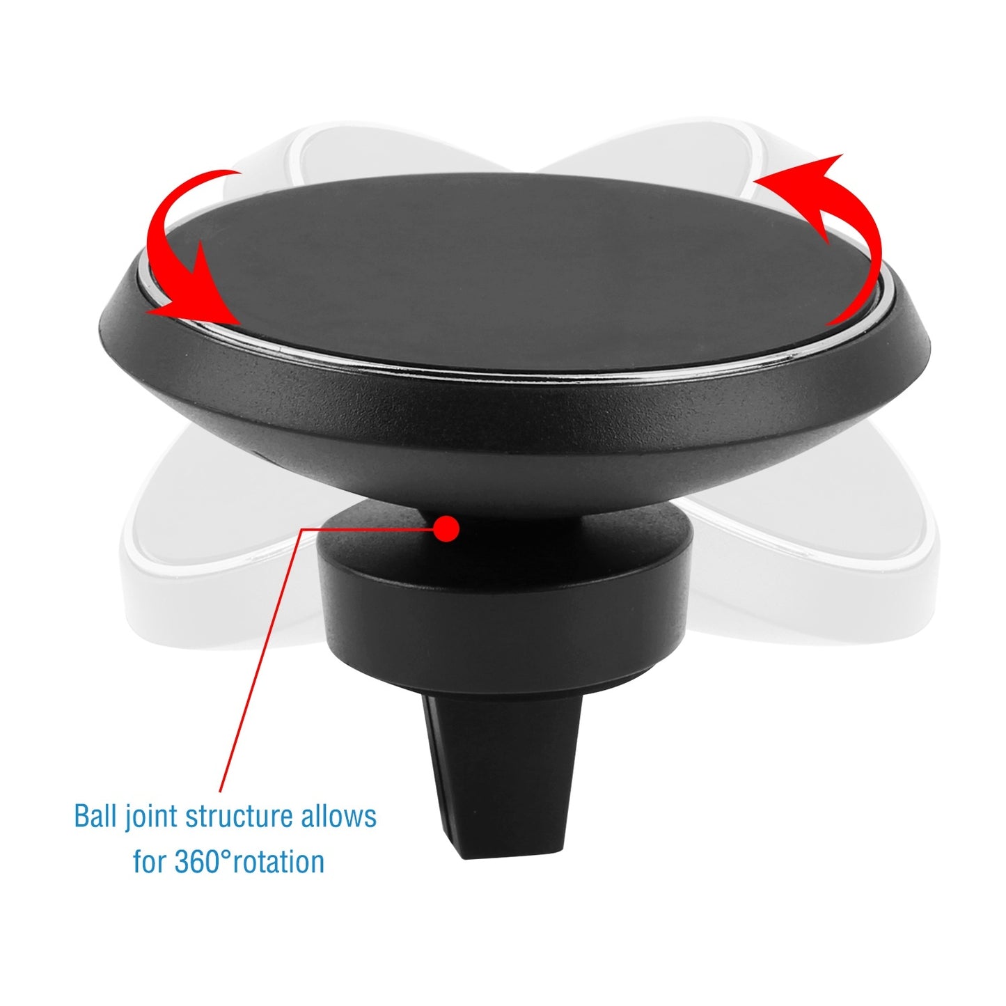 Wireless Magnetic Car Phone 5W Charging Pad Air Vent Mount Holder