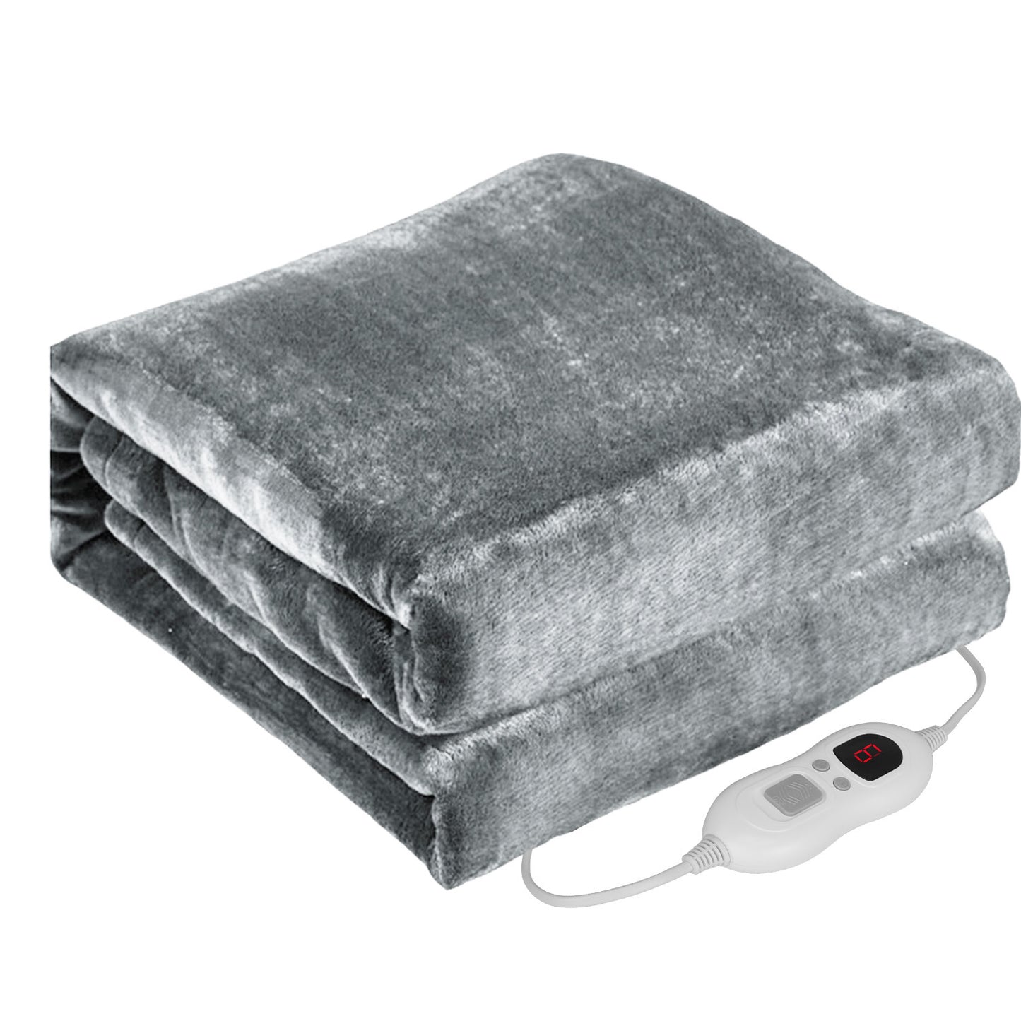 Electric Heated Flannel Throw Blanket with 6 Heat Settings 1-8 Hours Auto off Washable for Home Office Usage 59x50in